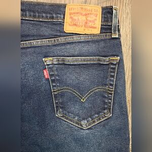 Levi's Dark Blue Denim Jeans Size 34,  (124)